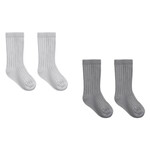 Quincy Mae Sock Set | Slate, Cloud