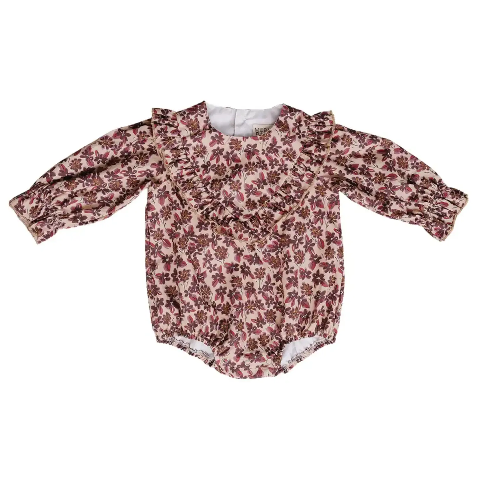 Mebie Baby Bubble Romper | Antique Floral