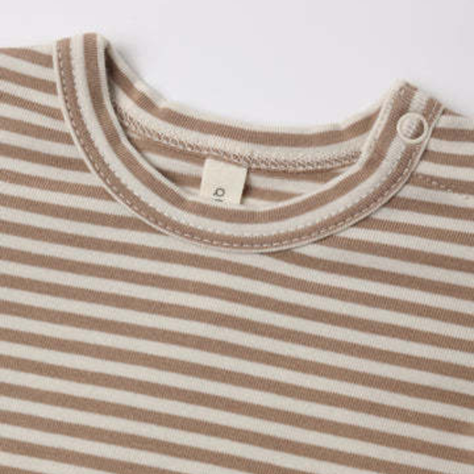 Quincy Mae Jersey Bodysuit,  Almond Stripe