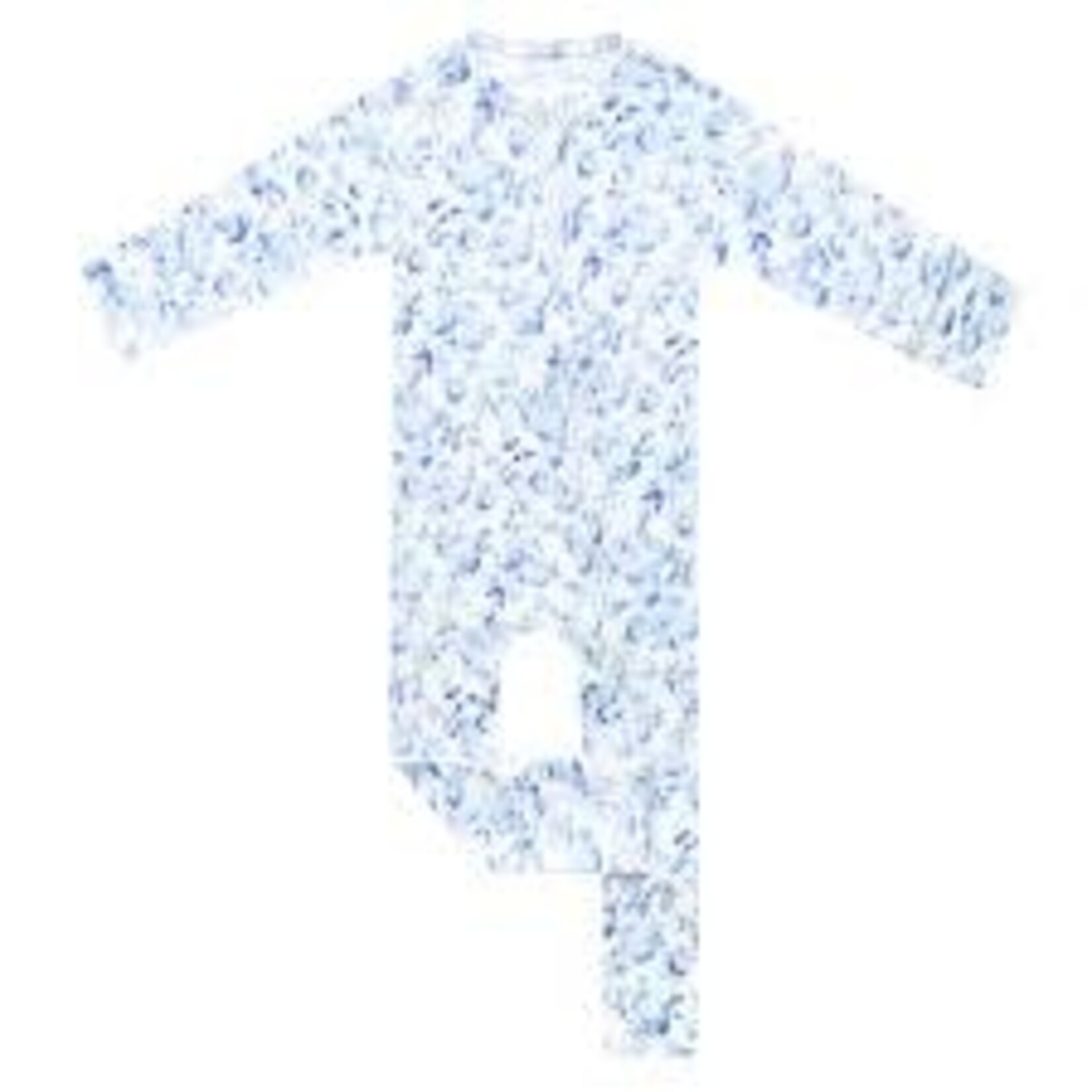 Copper Pearl Zipper Convertible Footie Bamboo - Priscilla
