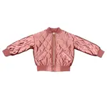 babysprouts clothing company Kid's Bomber Jacket | Rose Sparkles