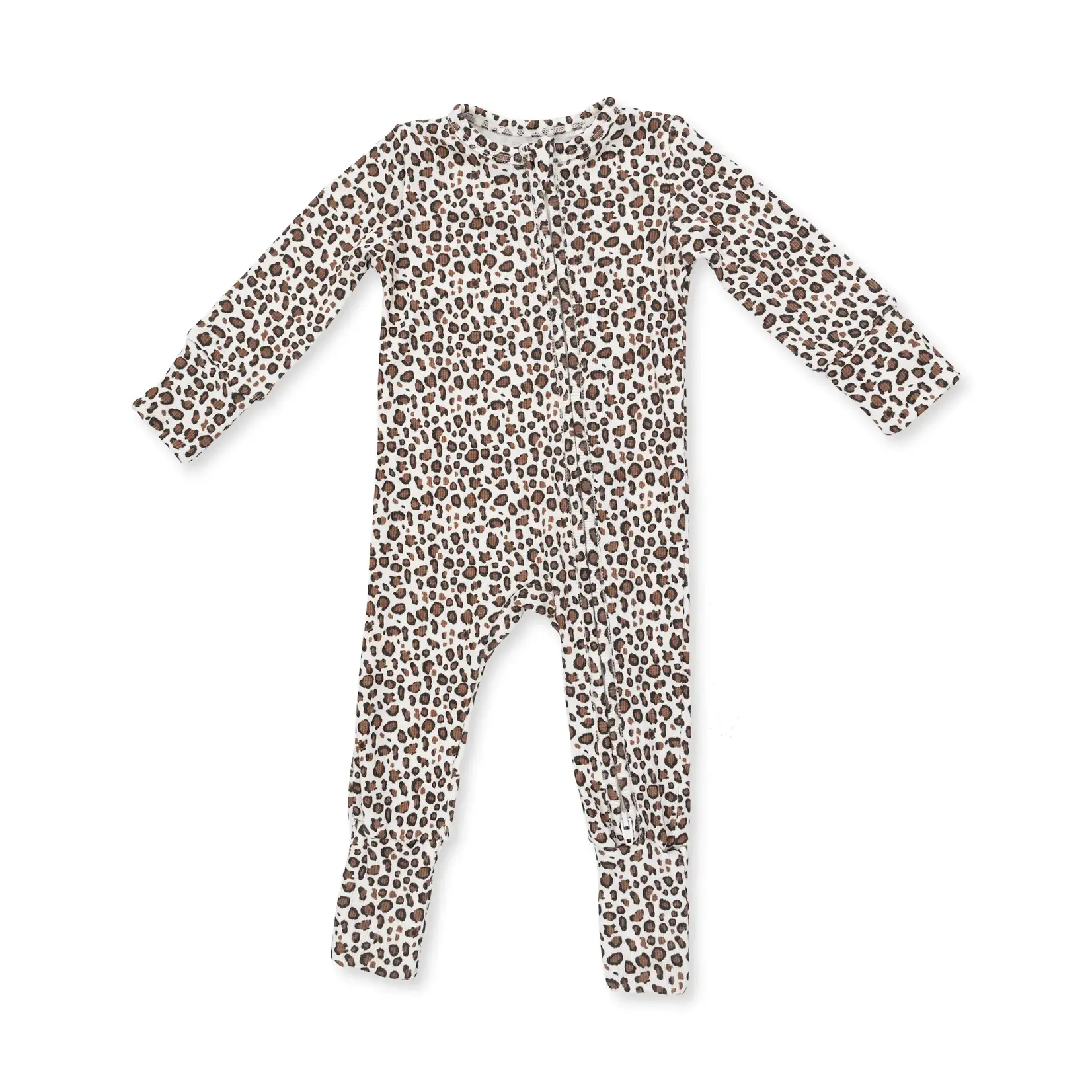Angel Dear 2 Way Convertible Romper | Leopard Rib