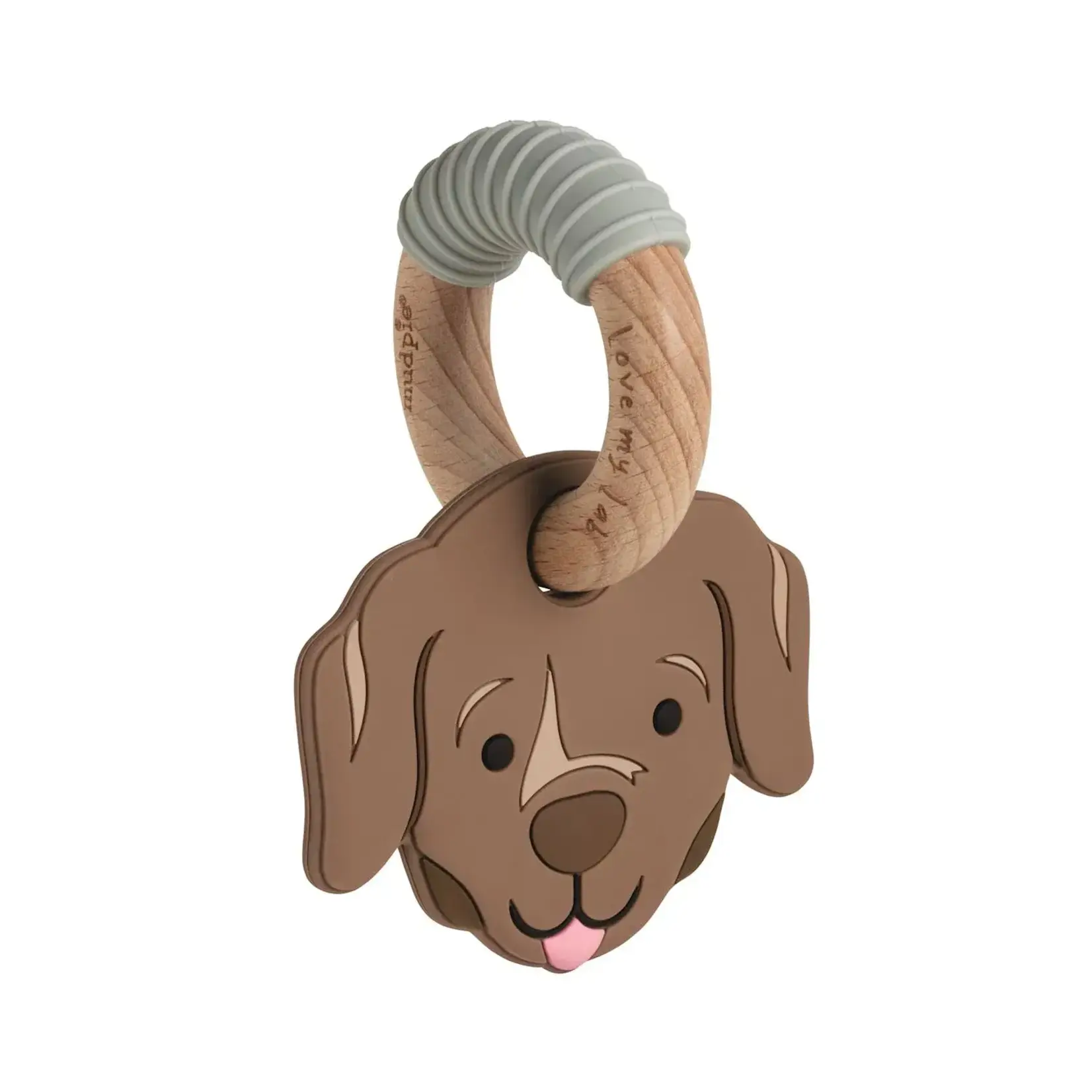 Mud Pie Chocolate Lab Dog Teether