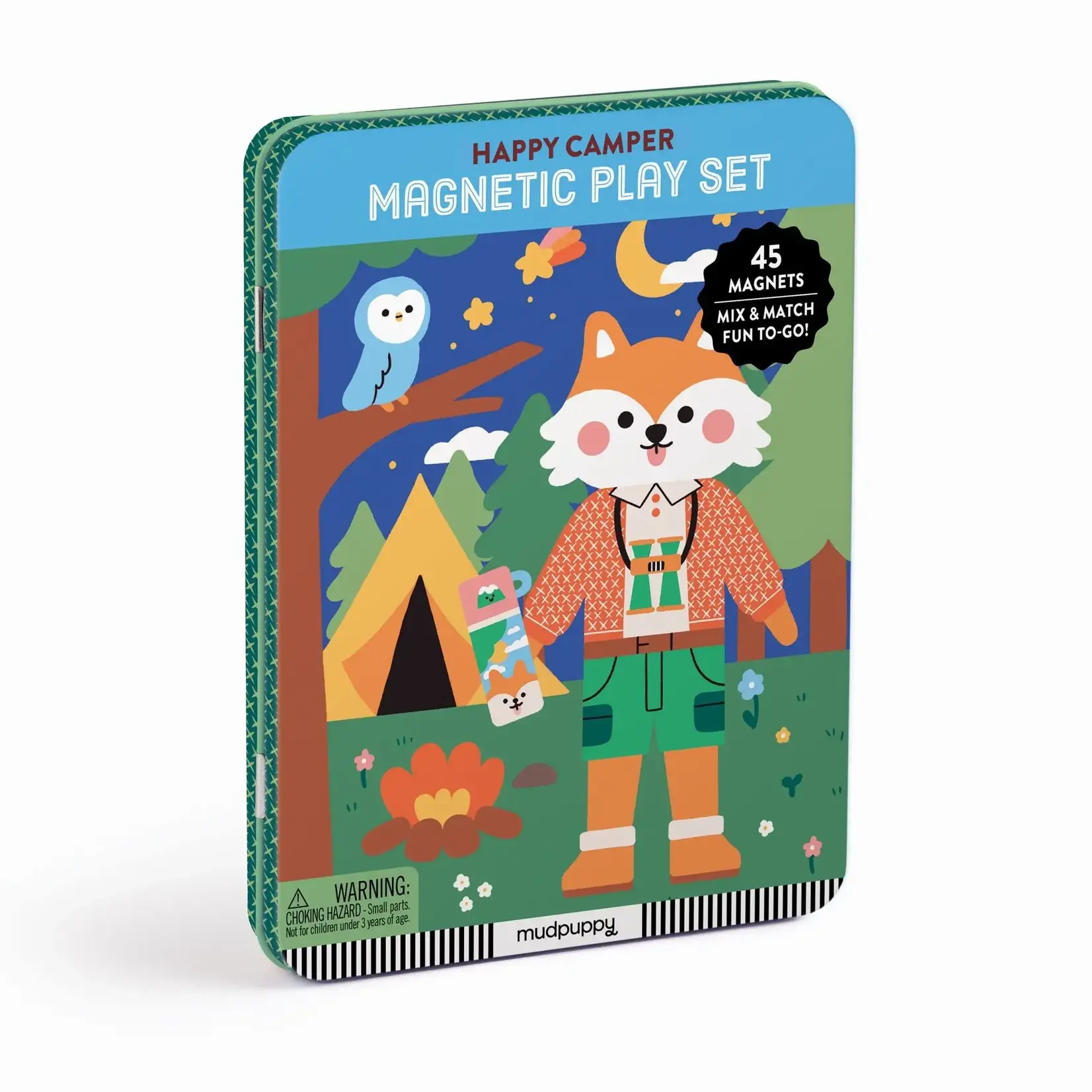 Chronicle Books Happy Camper Magnetic Tin Figure