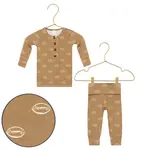 Lou Lou and Company Top + Bottoms Set - Brady Football