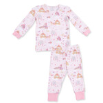 Angel Dear L/S Loungewear Short Set | Princess Unicorns and Castle