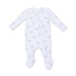 Angel Dear 2 Way Zipper Footie | Airplane Stripe