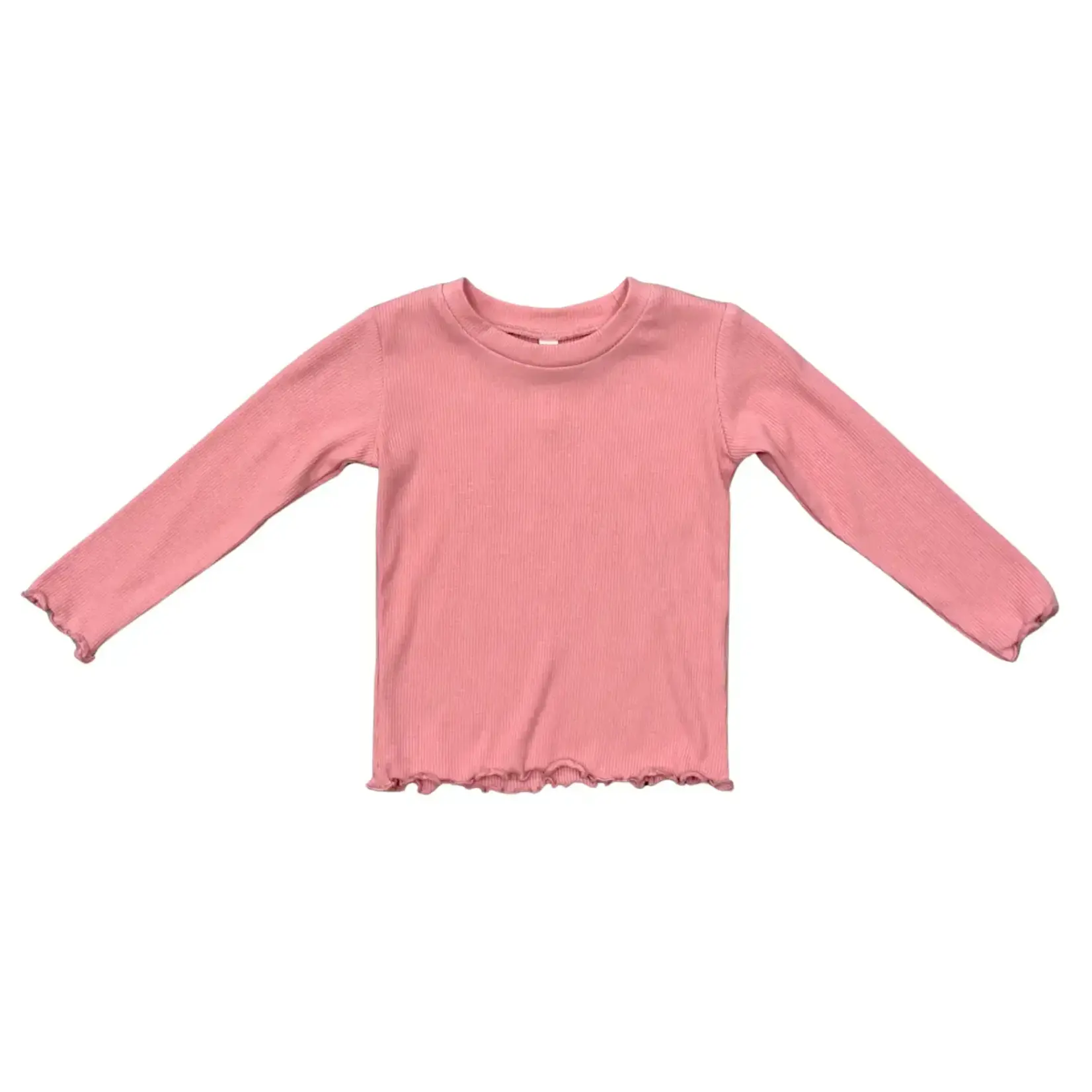 babysprouts clothing company Lettuce Hem Tee | Rose Elegance