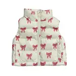 babysprouts clothing company Puffer Vest |  Rose Elegance Bows
