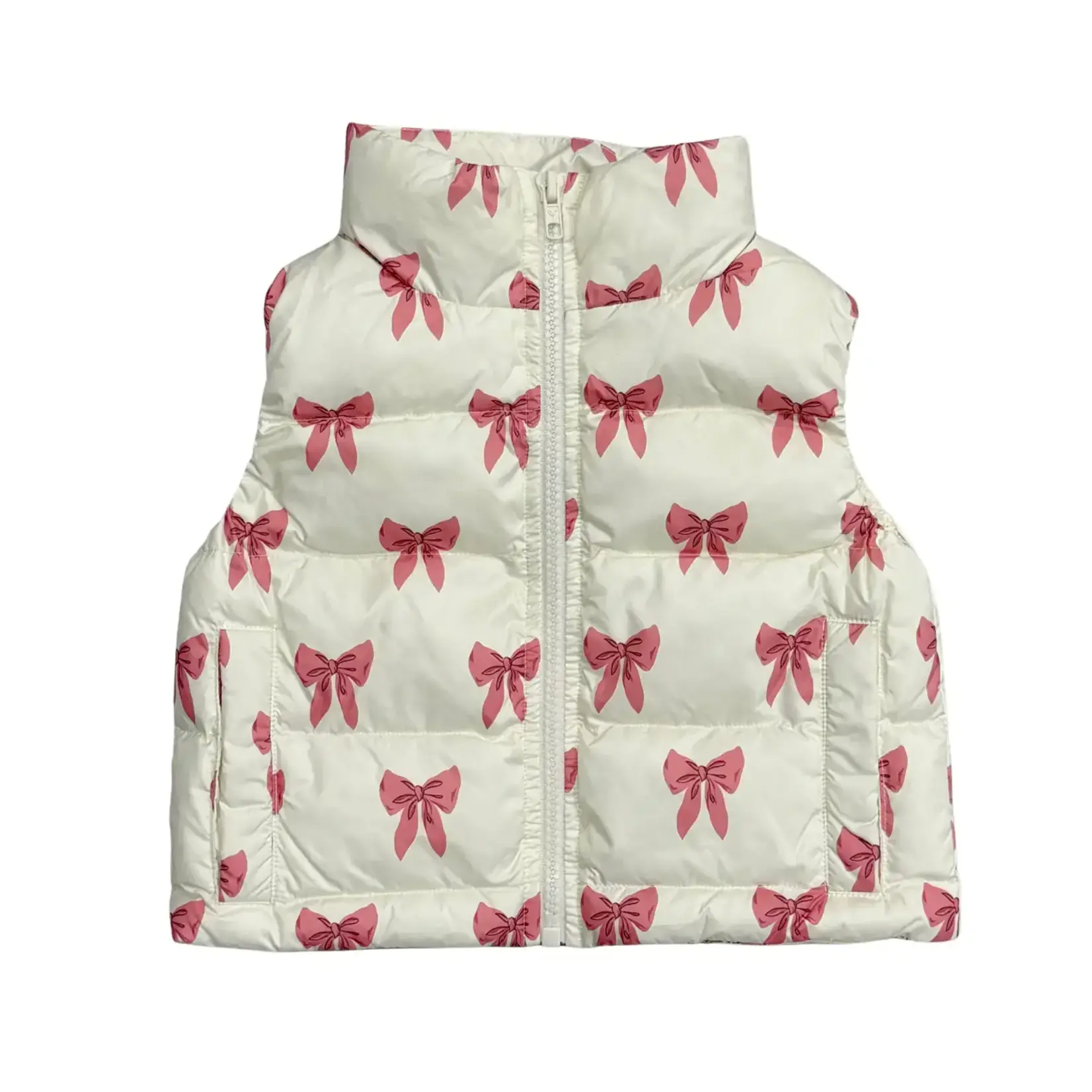 babysprouts clothing company Puffer Vest |  Rose Elegance Bows