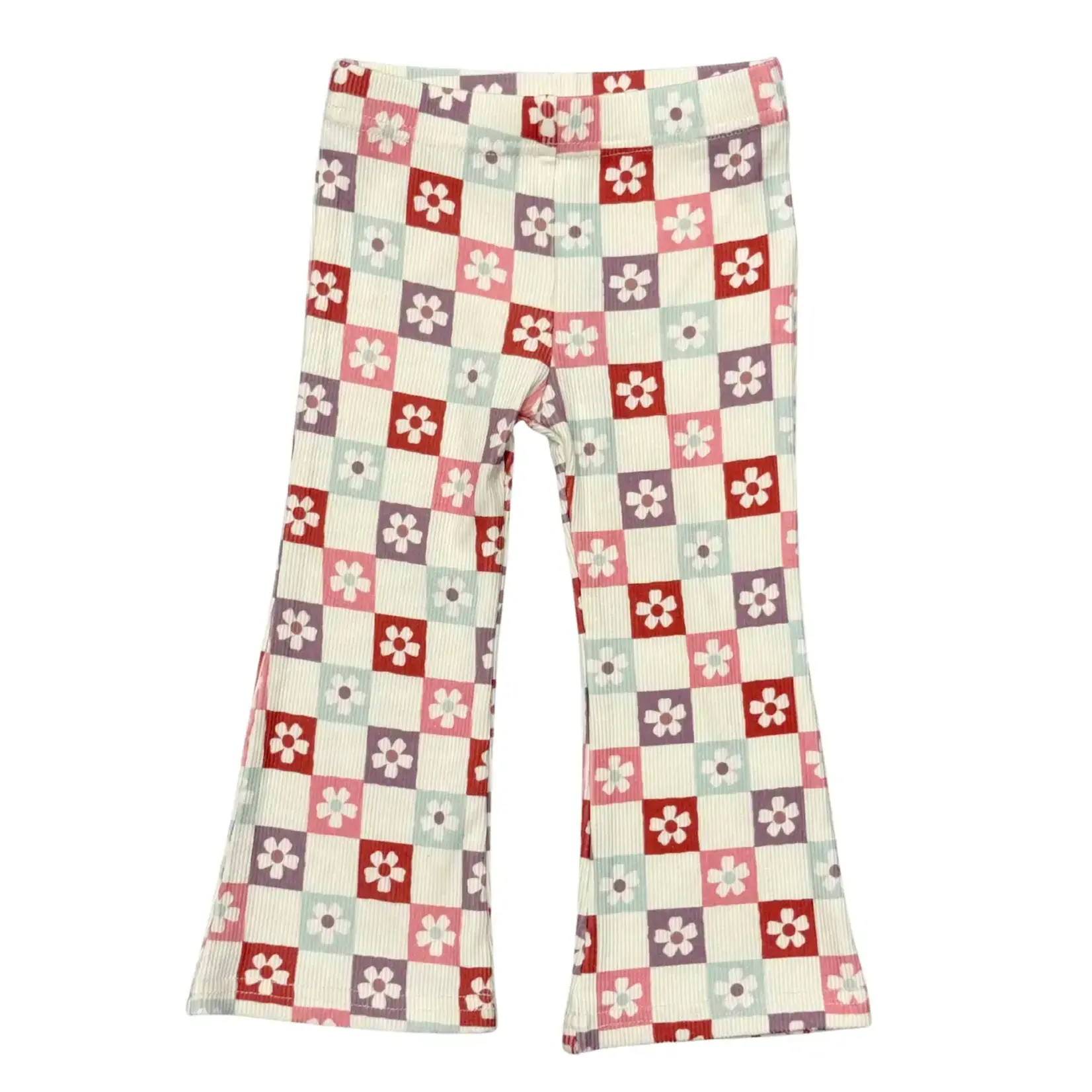 babysprouts clothing company Flare Pants | Wavy Daisy Checkered