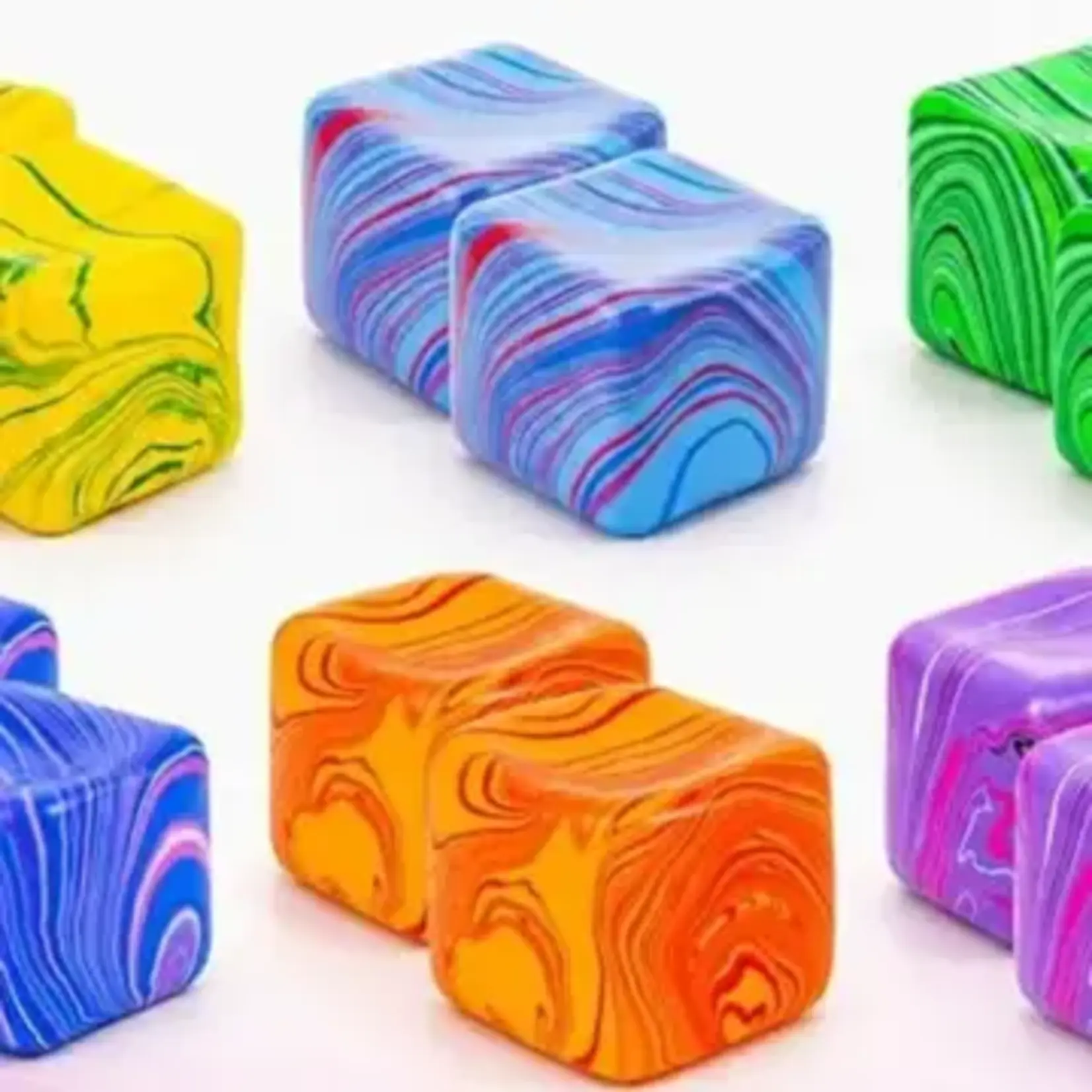 Kicks and Giggles Mini Swirl Cube | Squishy