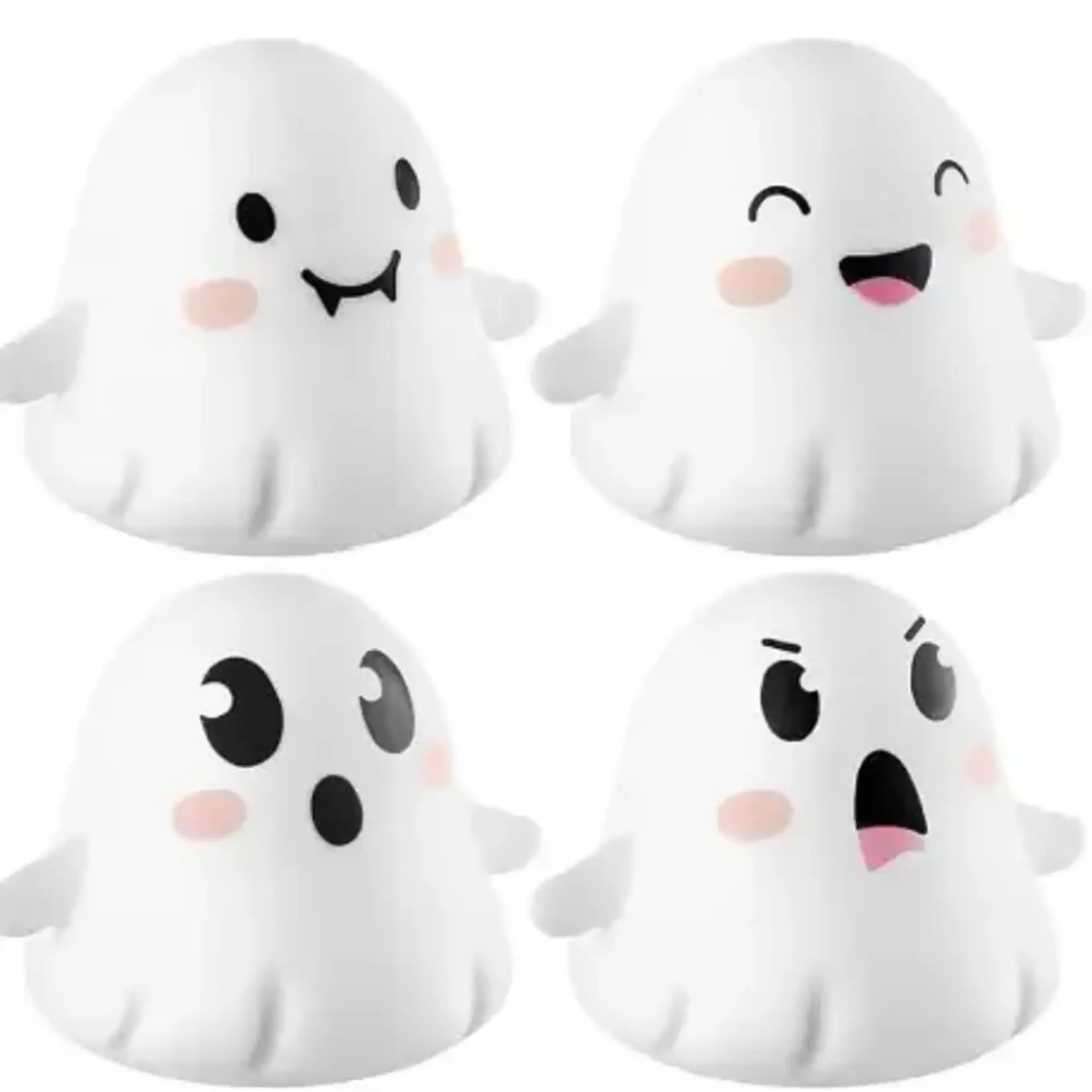 Kicks and Giggles 3.5 in Ghost Silly Faces | Squishy