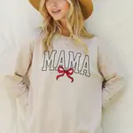 Oat Collective Sweatshirt | Mama Bow| Heather Dust