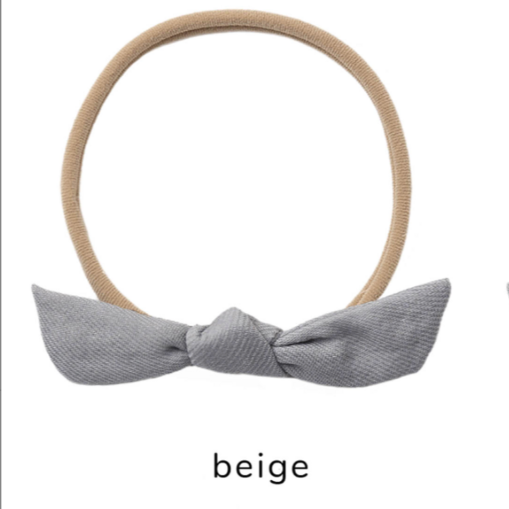 Quincy Mae Little Knot Headband | Slate