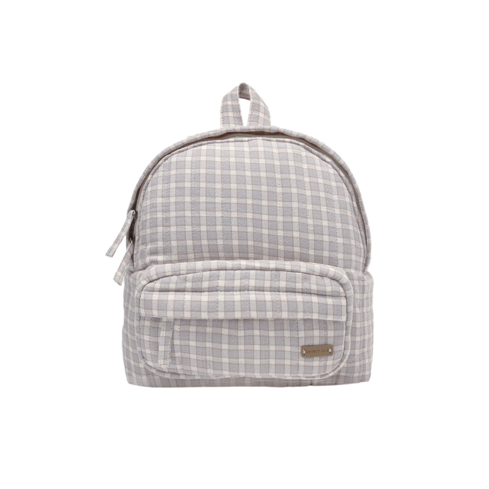 Quincy Mae Mini Backpack | Blue Gingham