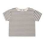 Quincy Mae Boxy Tee | Vintage Stripe