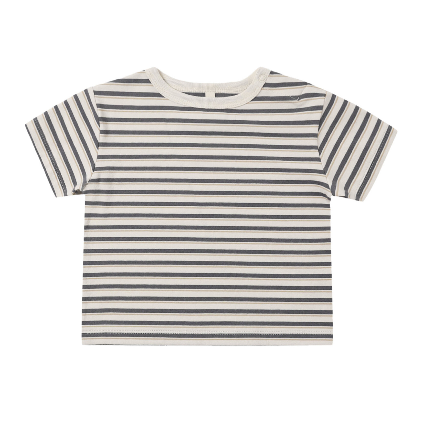 Quincy Mae Boxy Tee | Vintage Stripe