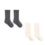 Quincy Mae Sock Set | Midnight, Ivory