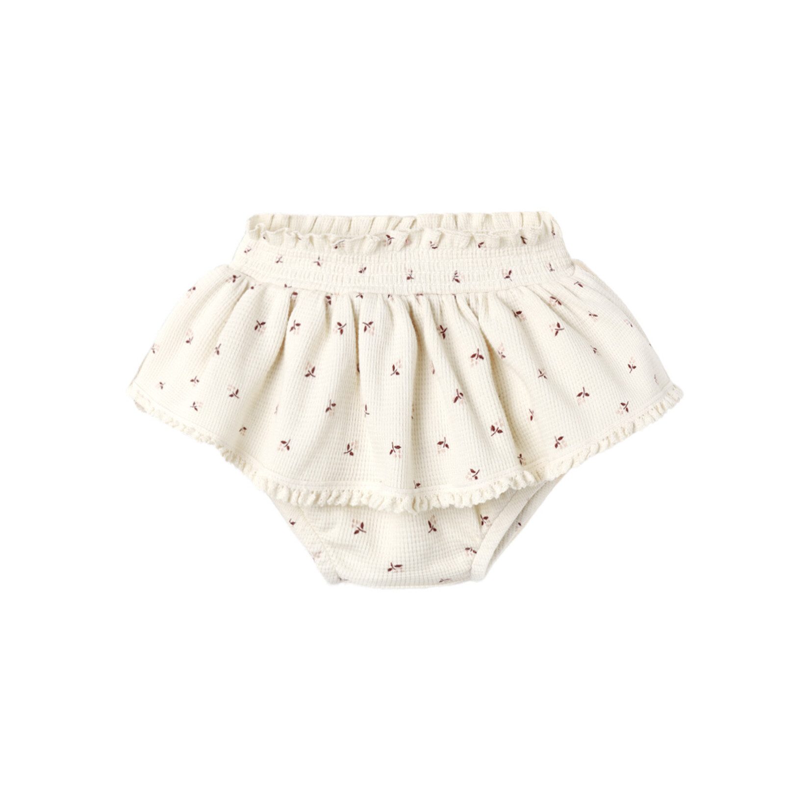 Quincy Mae Skirted Waffle Bloomer | Fall Ditsy