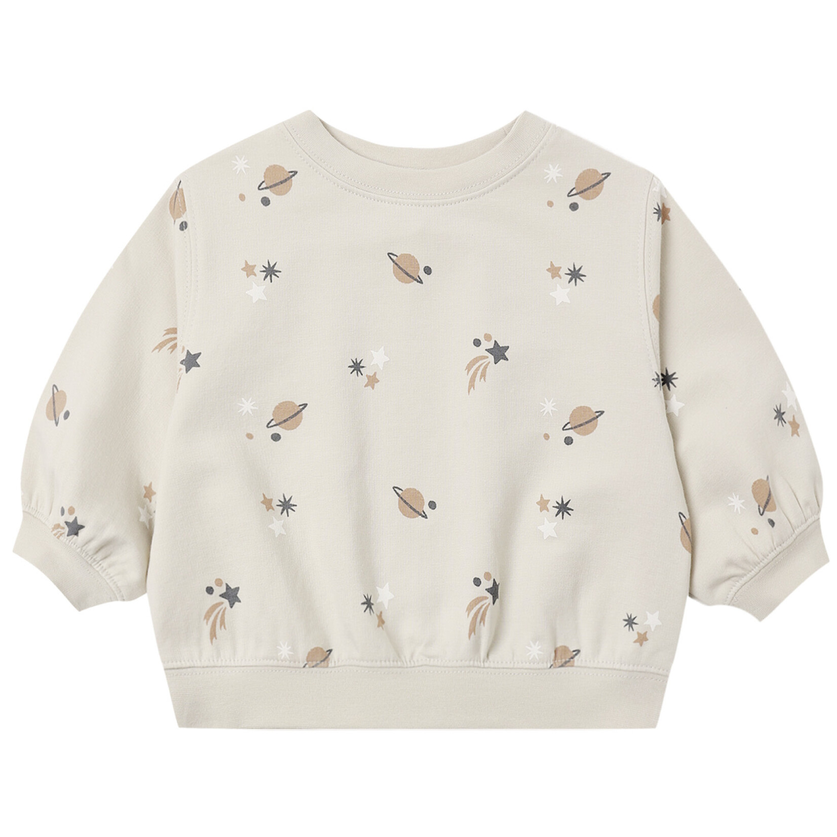Quincy Mae Oversized Crew Sweatshirt | Space