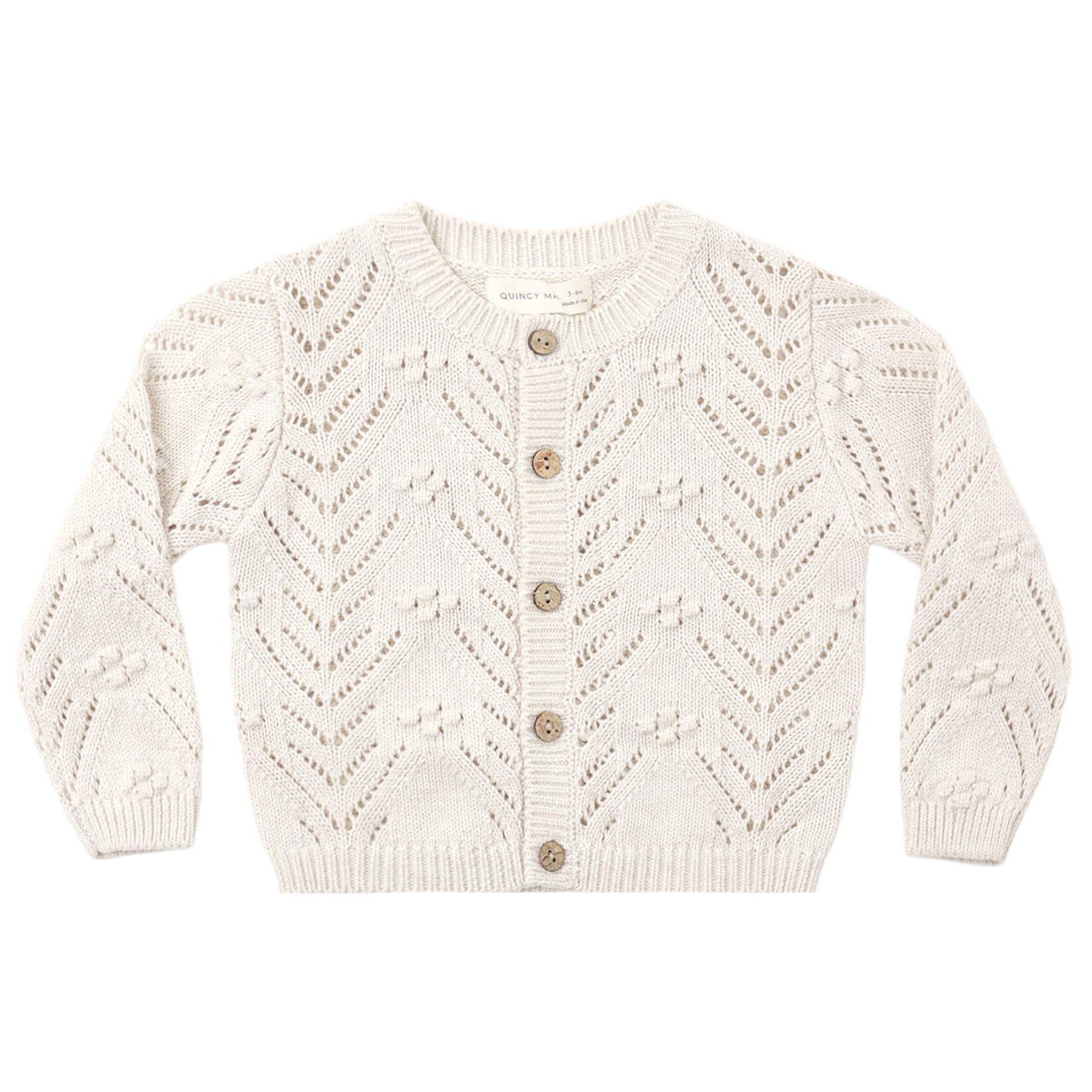 Quincy Mae Knit Cardigan | Oatmeal