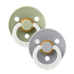 BIBS USA Pacifier 2 PK GLOW Sage/Cloud Size 2
