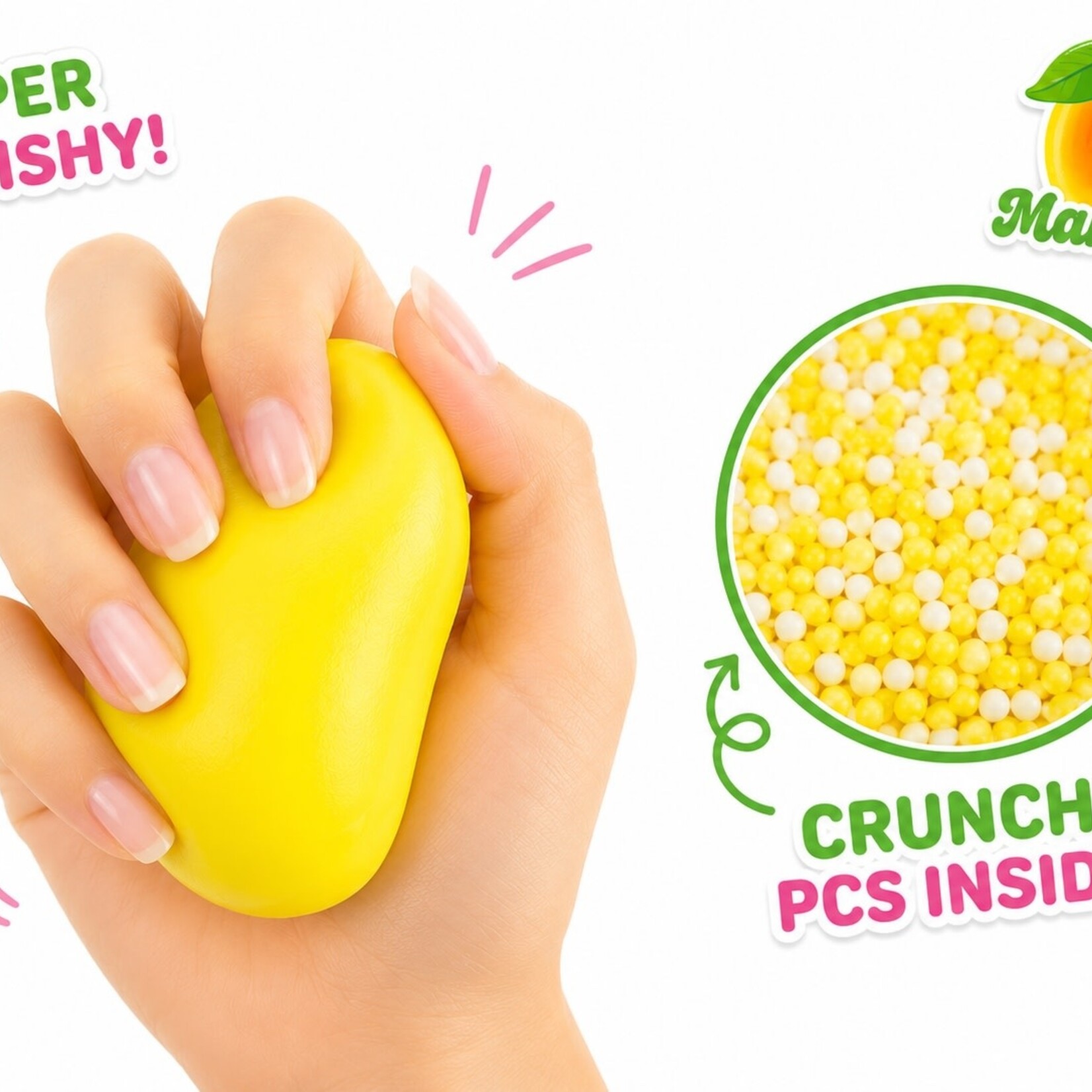 Kicks and Giggles Crunchy Mango | Squishy