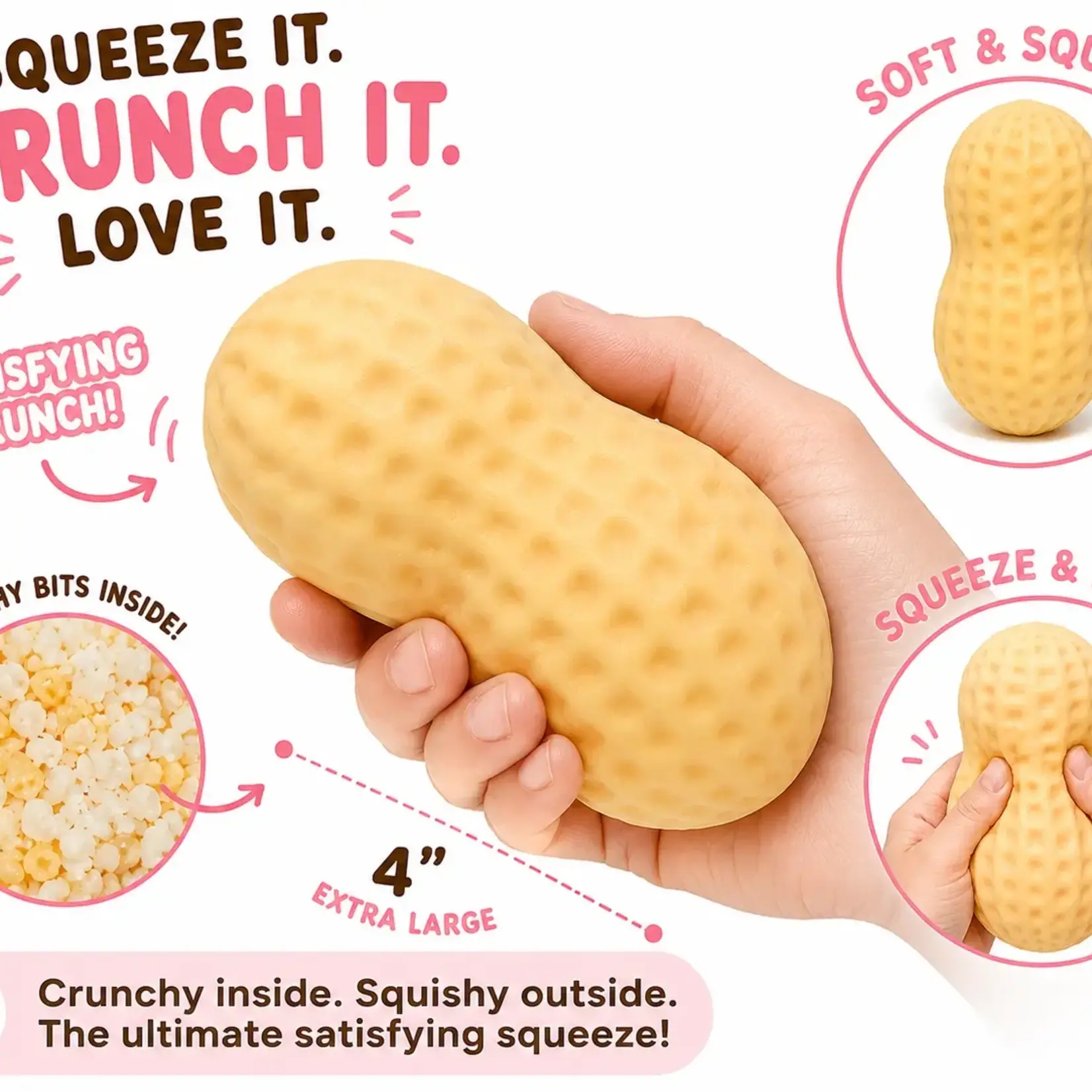 Kicks and Giggles Crunchy Peanut | Squishy