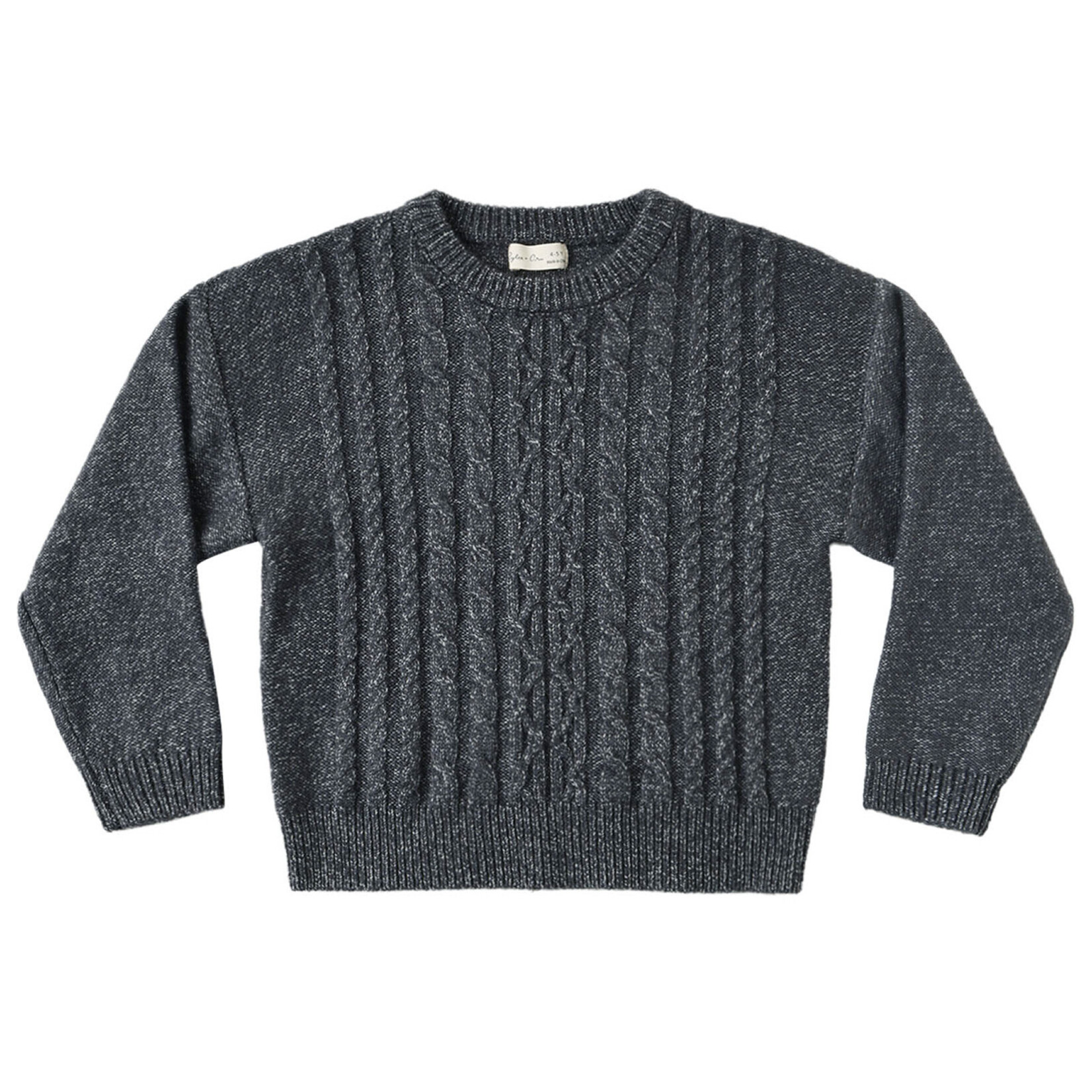 Rylee + Cru Inc. Aspen Sweater Midnight - 2T - 3T