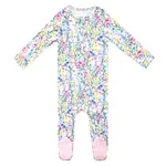 Copper Pearl Zip Footie | Josie
