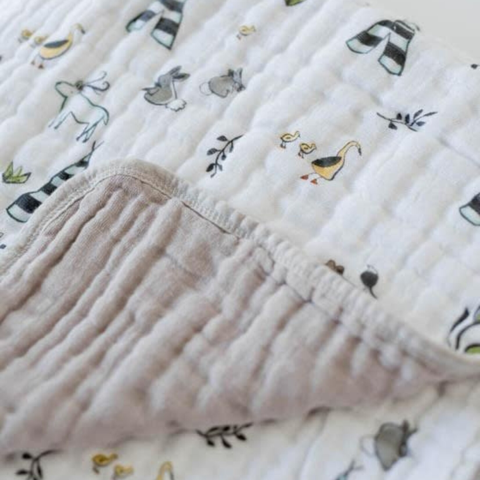 Little Unicorn Cotton Muslin Original Quilt - Forest Friends