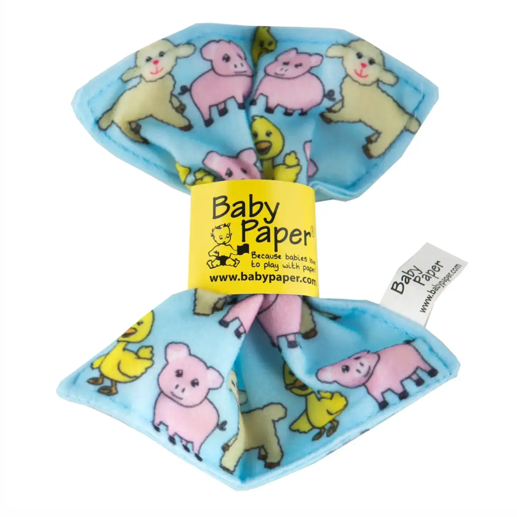 Kicks and Giggles Baby Paper Crinkle Sensory Toy | Farm Animals