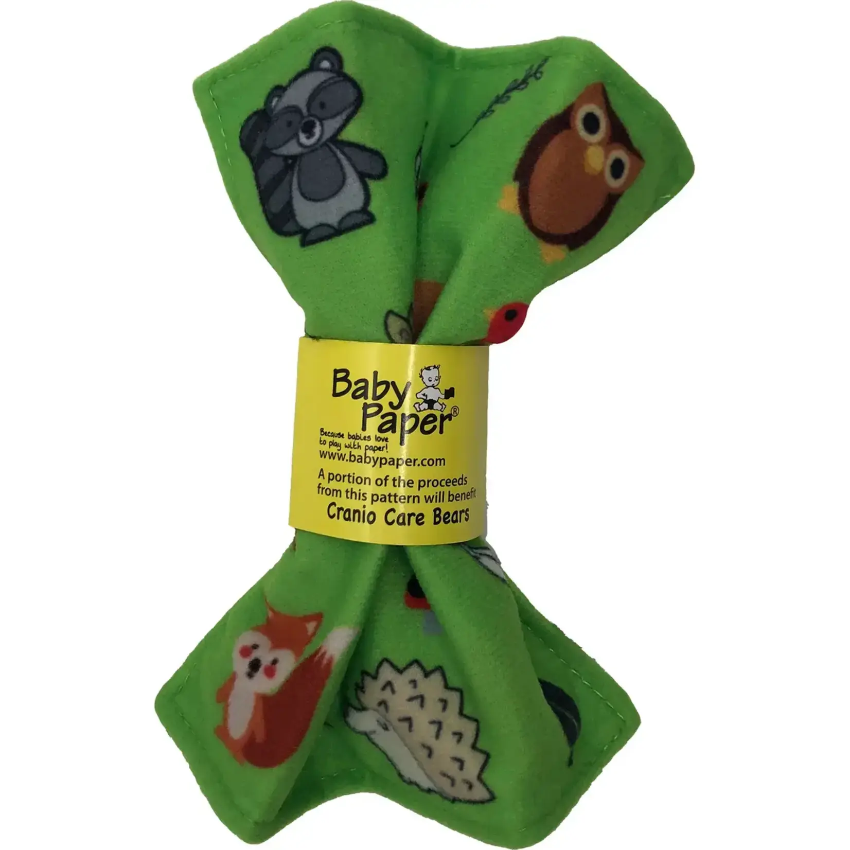 Kicks and Giggles Baby Paper Crinkle Sensory Toy | Woodlands
