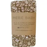 Mebie Baby Bamboo Stretch Swaddle - Brown Floral