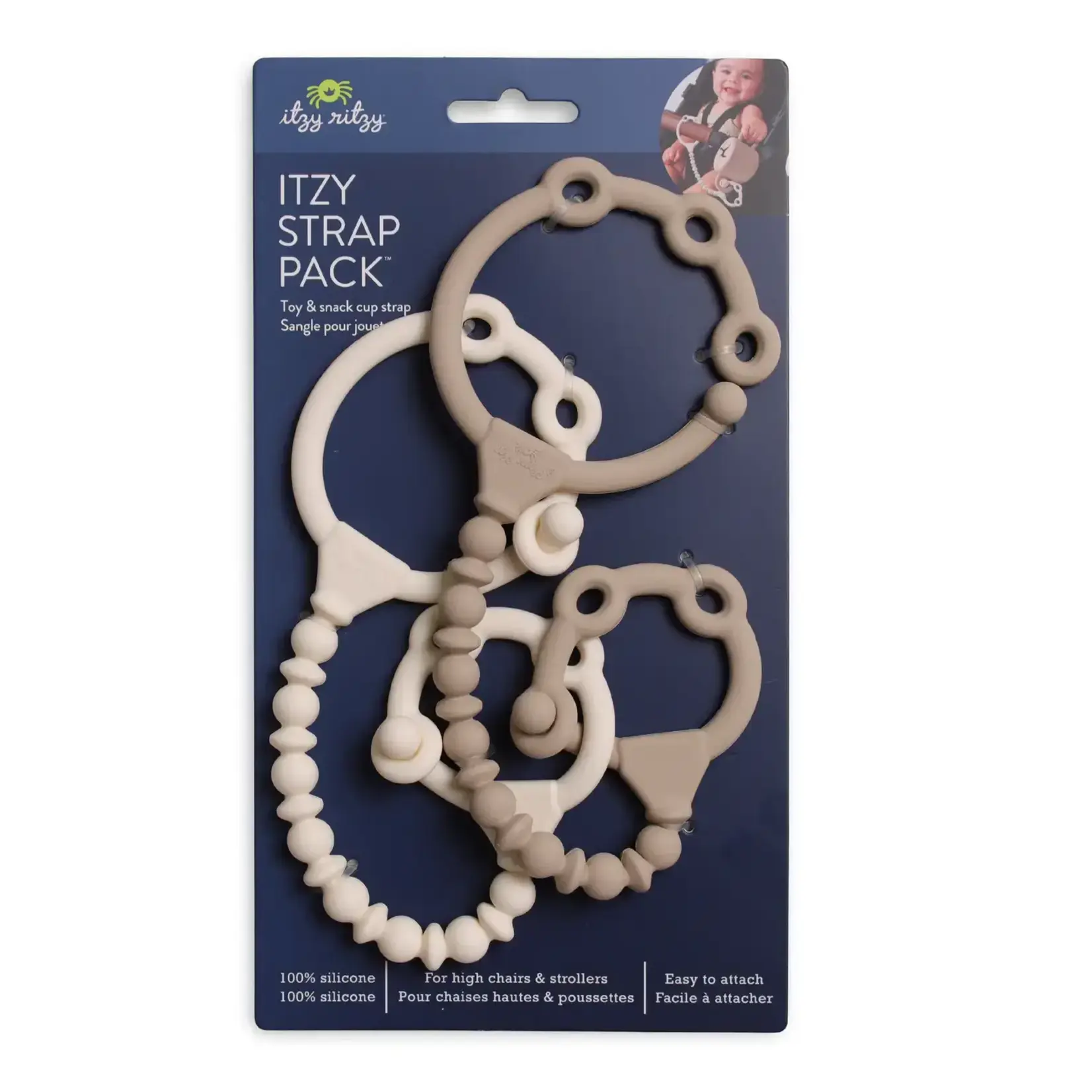 Itzy Ritzy Itzy Strap Pac - Toy and Snack Cup Strap