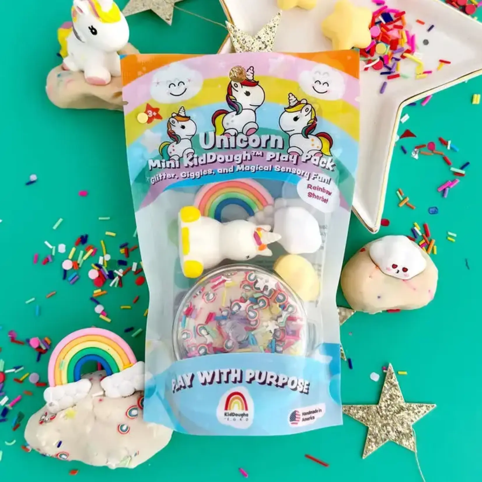 KidDough KidDough Mini Play Pack - Unicorn