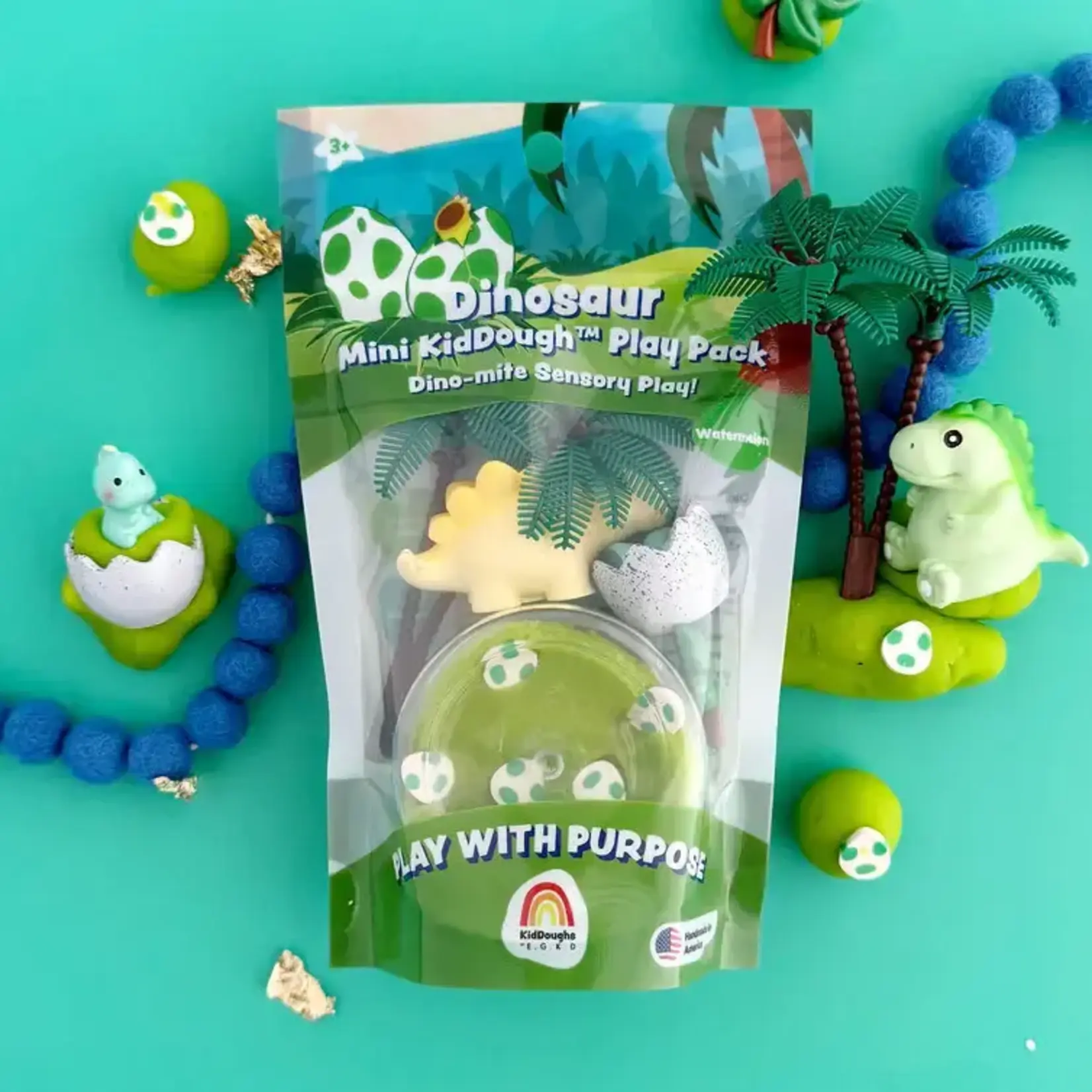 KidDough KidDough Mini Play Pack - Dinosaur