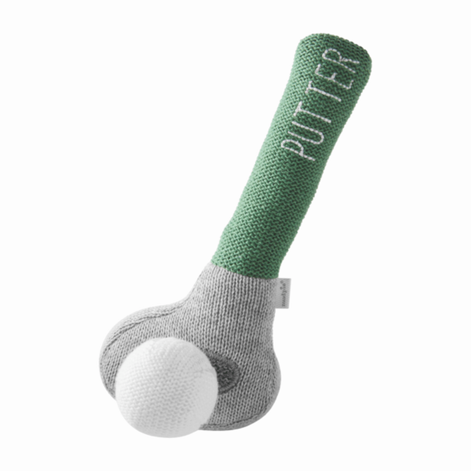Mud Pie Knit Rattle | Golf Club Putter