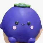 Kicks and Giggles 7 in Scented Happy Blueberry Jumbo  | Squishy