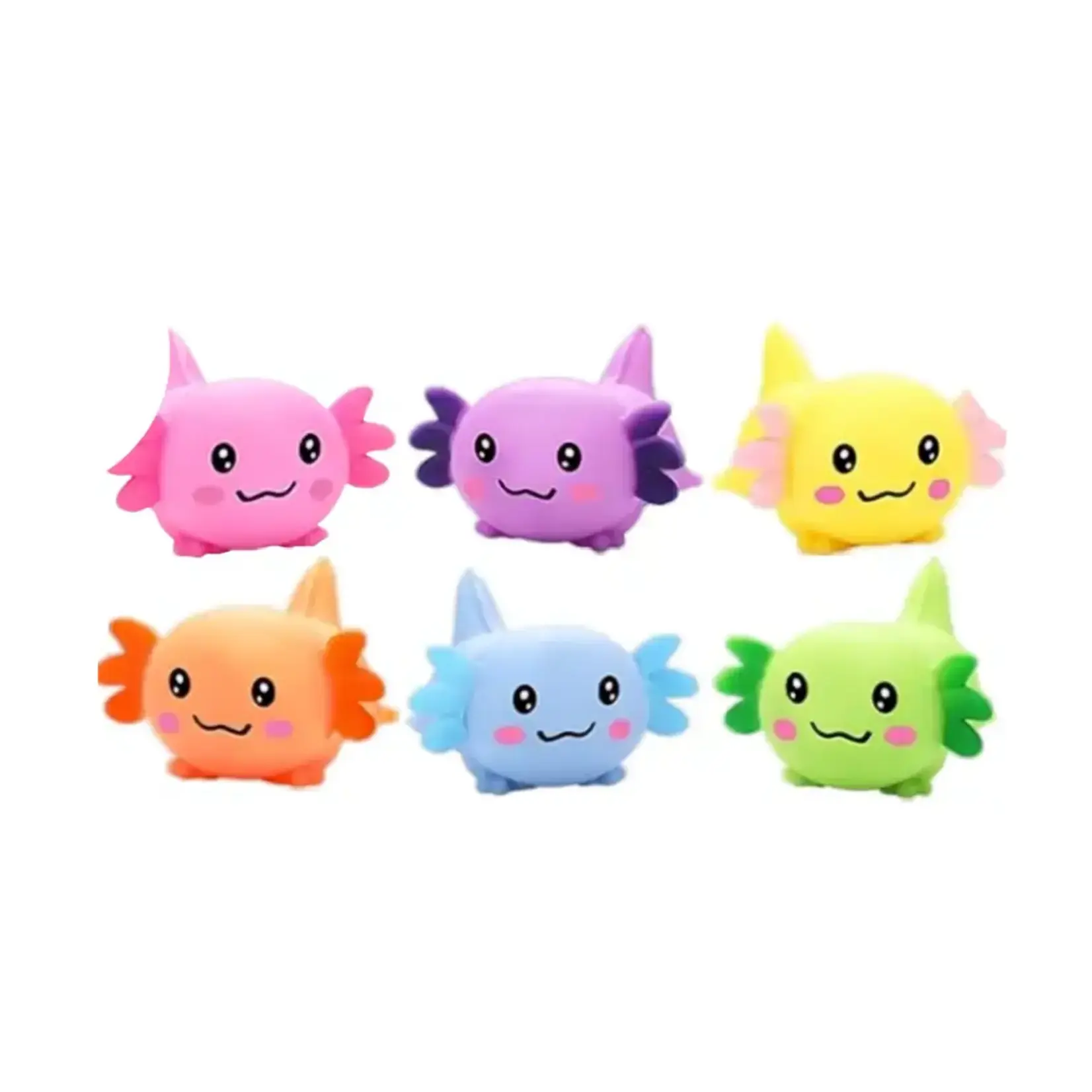 Kicks and Giggles 4.5 in Two Tone Axolotl  | Squishy