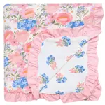 Copper Pearl Bamboo Ruffled Three Layer Quilt - Penelope