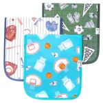 Copper Pearl Premium Burp Cloths - All Star