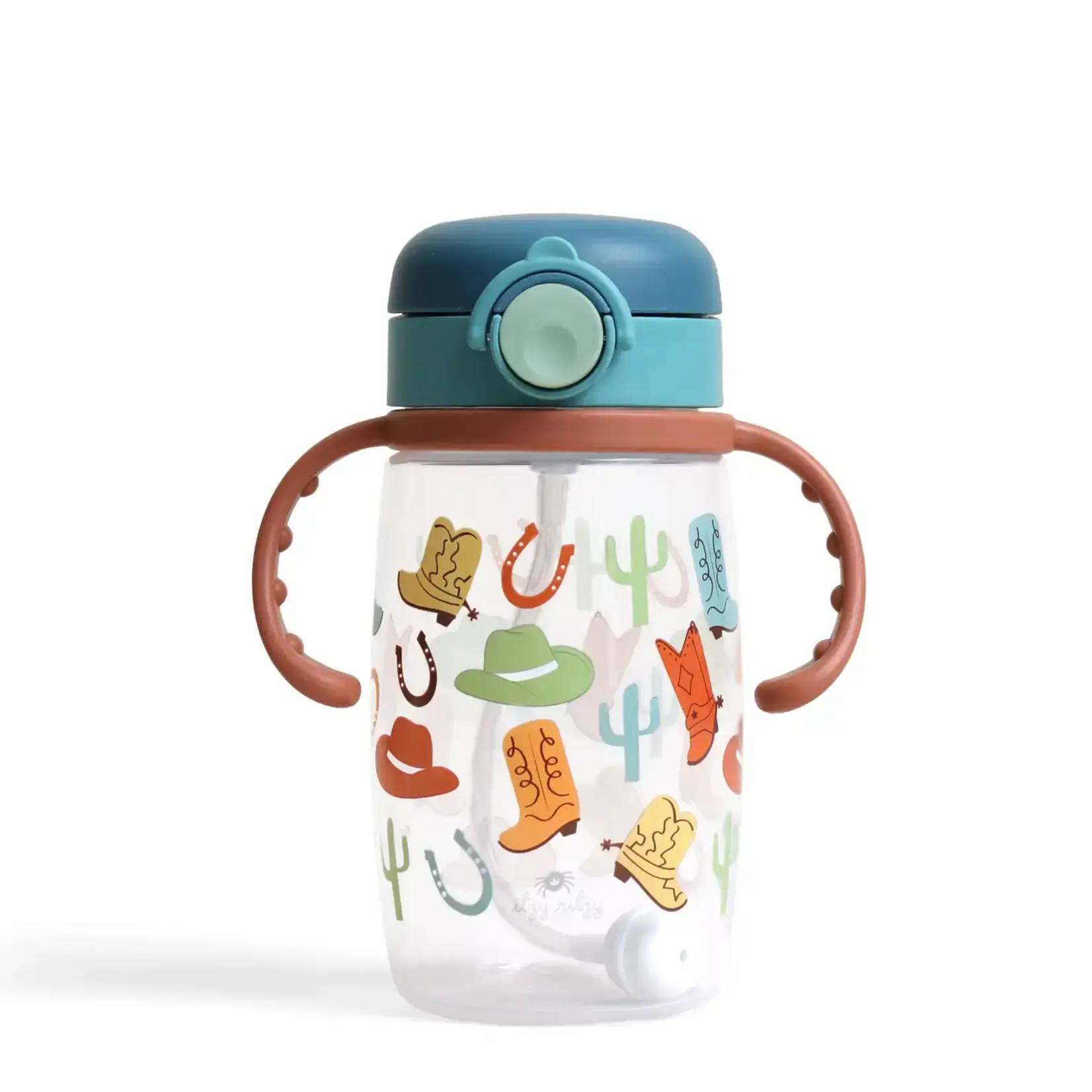 Itzy Ritzy Itzy Sip- Straw Cup with Snap-Close Lid | Giddy Up