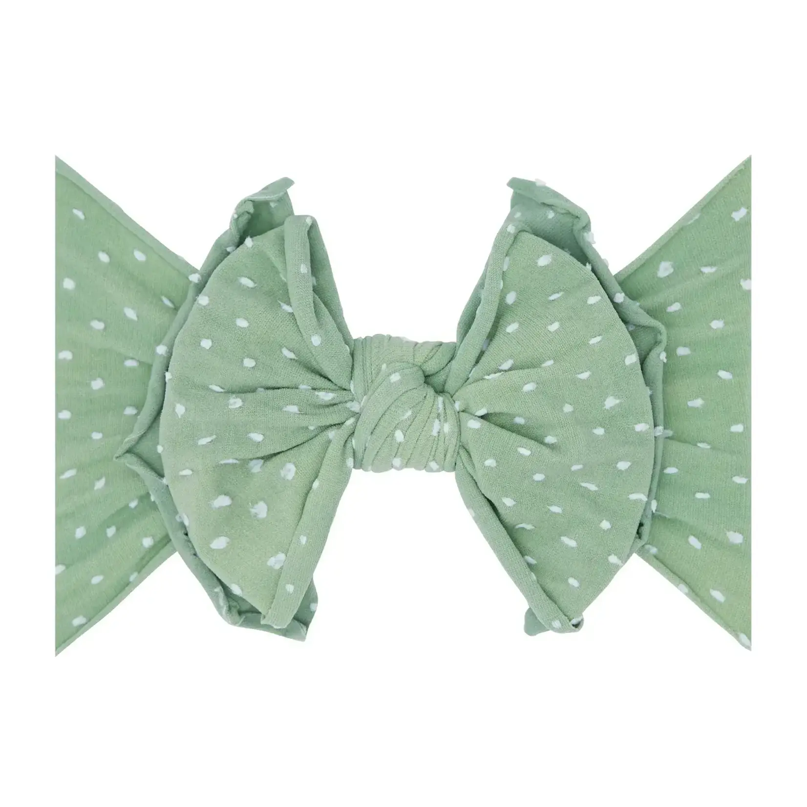 Baby Bling Bows Dottie Knot - Sage