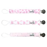 Copper Pearl Binky Clip Set - Bow My Gosh
