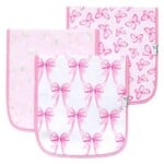 Copper Pearl Premium Burp Cloths - Bow My Gosh