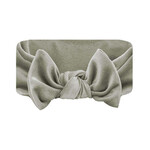 Lou Lou and Company Velvet Knot Headband | Pewter
