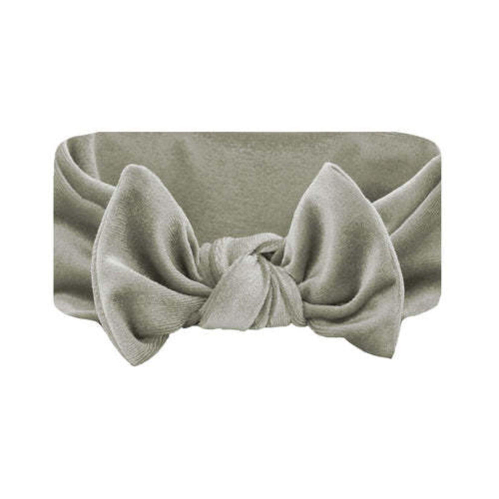 Lou Lou and Company Velvet Knot Headband | Pewter