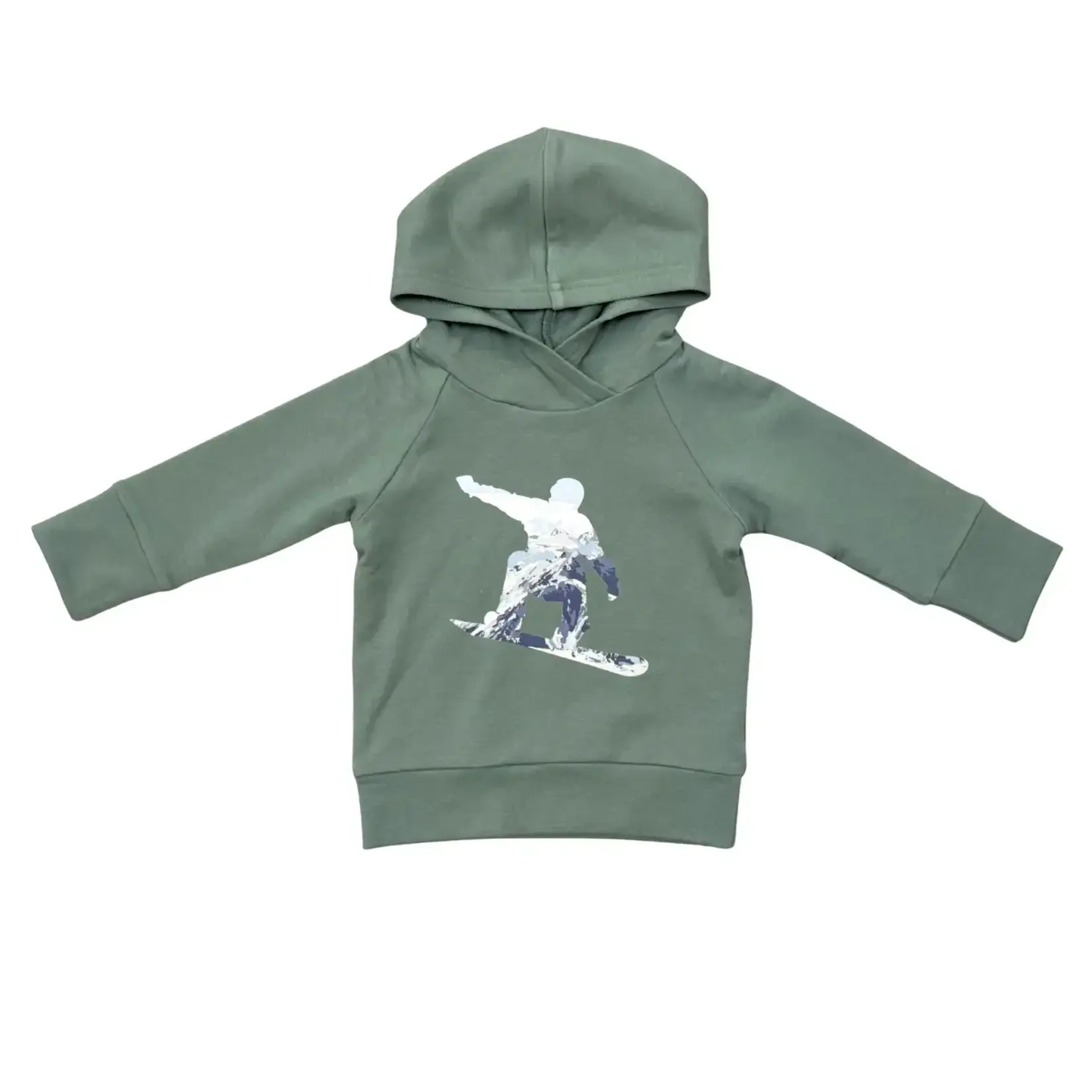 babysprouts clothing company Raglan Hoodie Boys | Snowboard